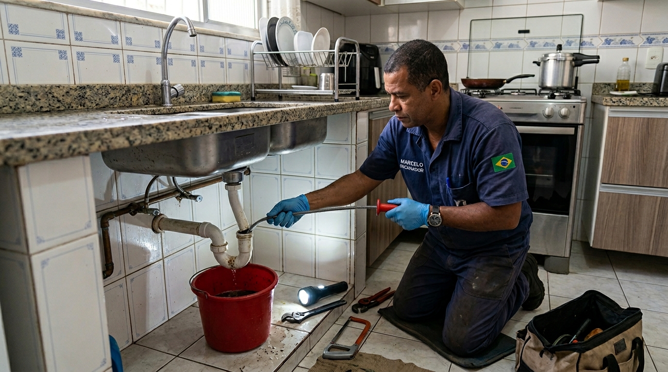 Desentupimento de canos com jato de alta pressão em Porto Velho-RO