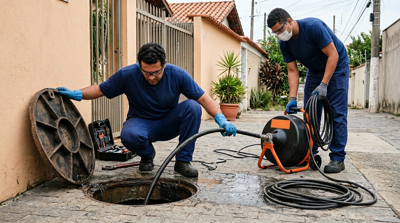 Desentupimento de esgoto em Porto Velho-RO
