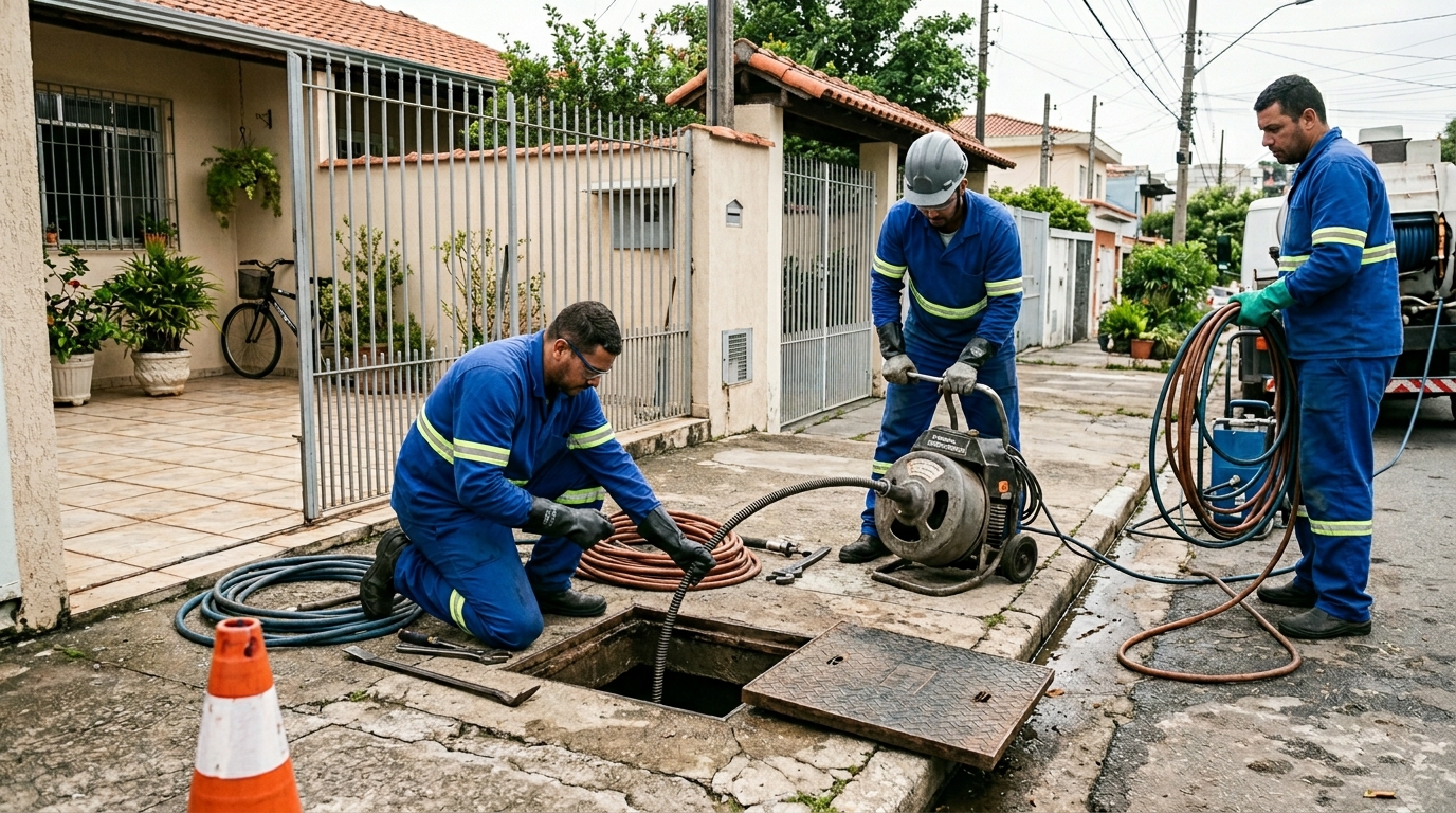 Desentupimento de esgoto em Porto Velho-RO