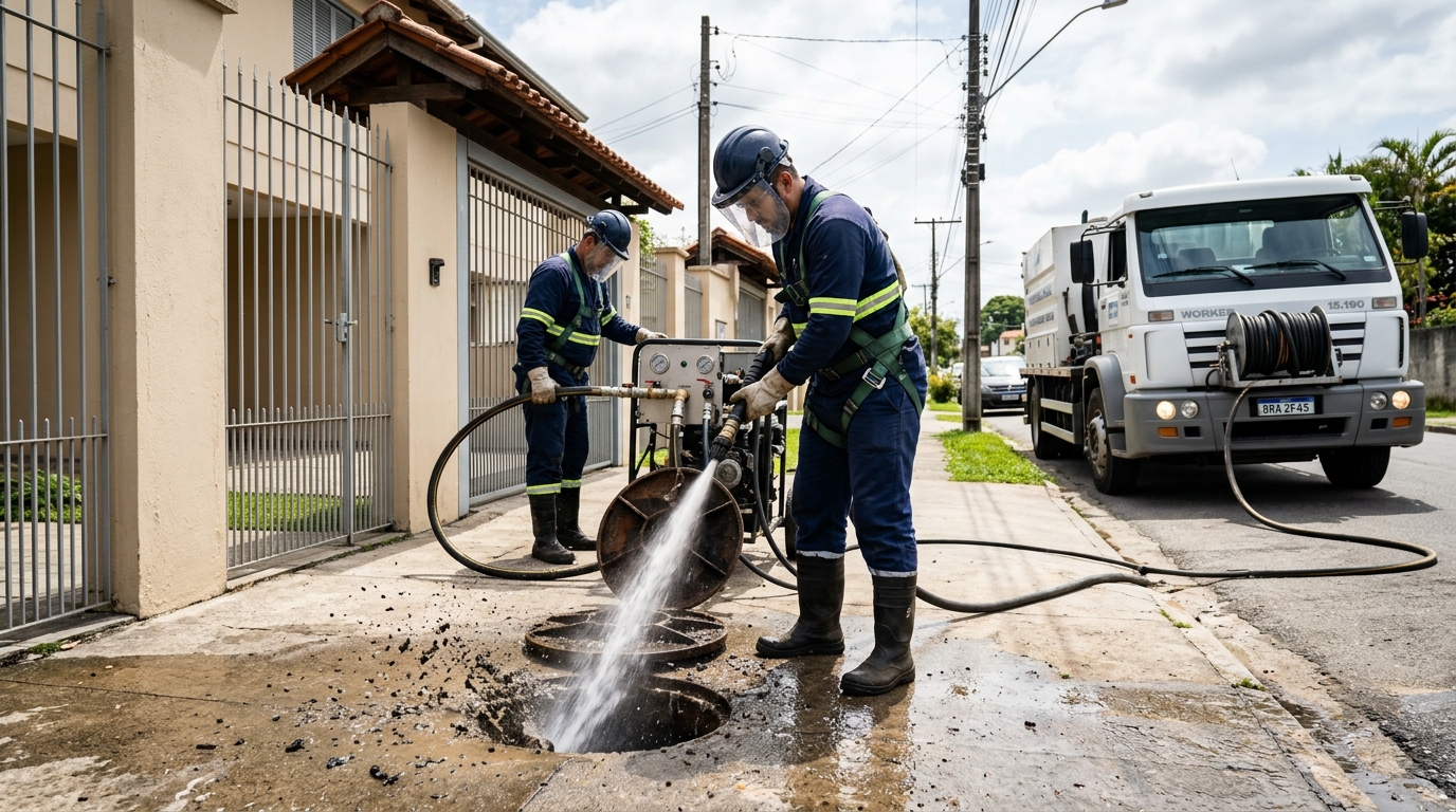 Hidrojateamento em Porto Velho-RO