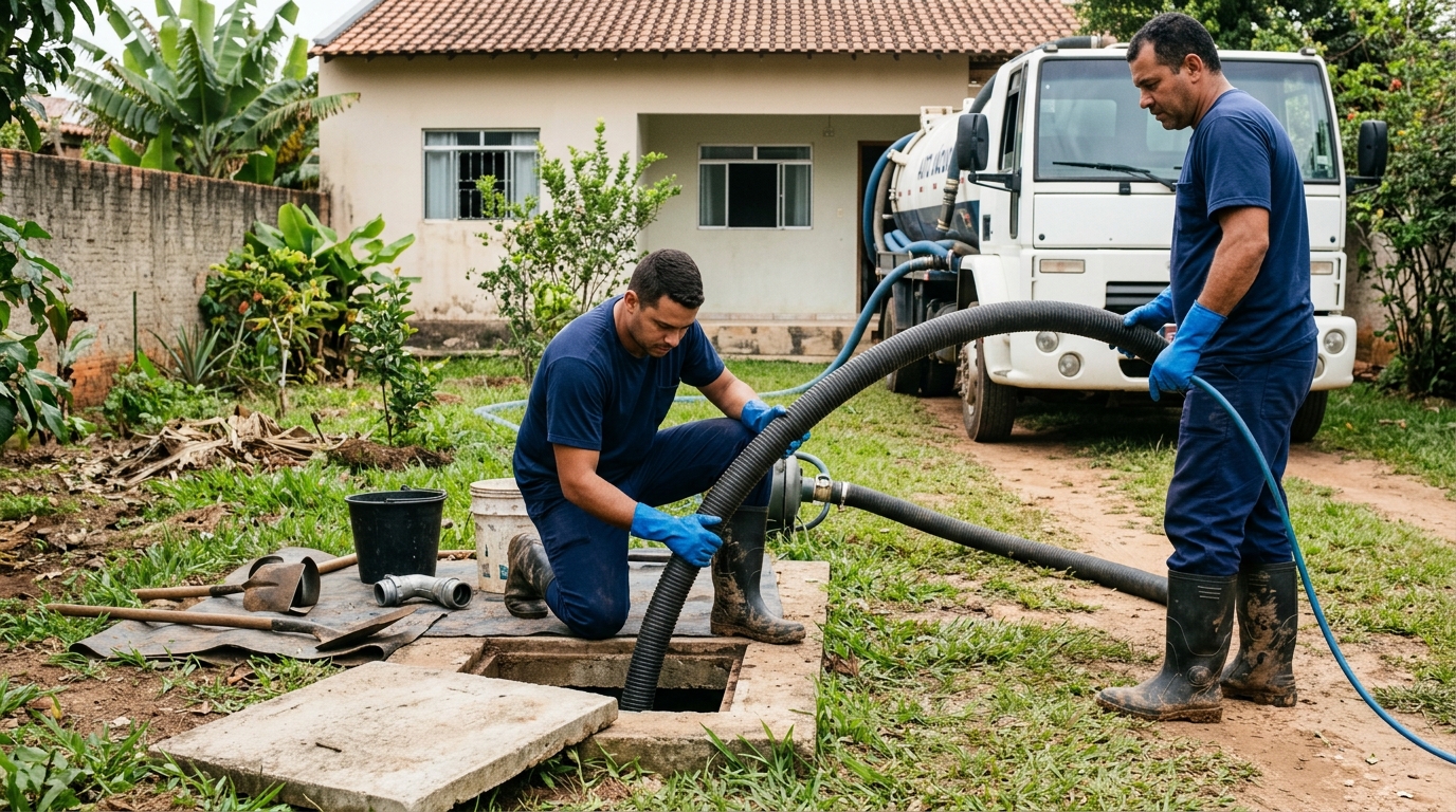 Esgotamento de fossa em Porto Velho-RO